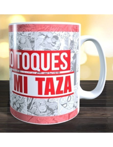 Taza NO TOQUES MI TAZA - SPIDERMAN