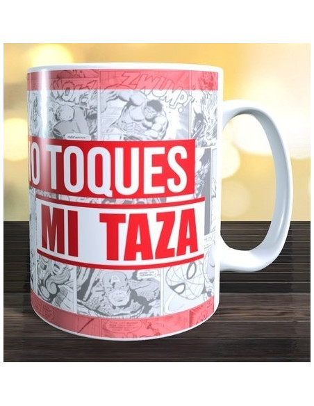 Taza NO TOQUES MI TAZA - SPIDERMAN