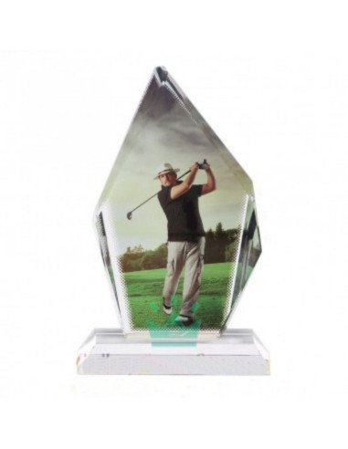 Portafotos - trofeo de cristal