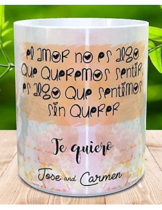 Taza el amor no es algo que queramos sentir 2