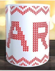 Taza nombre ganchillo 2