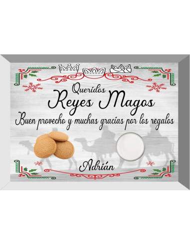 Bandeja REYES MAGOS PERSONALIZADA