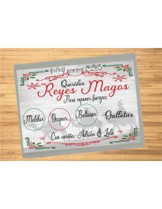 Mantel REYES MAGOS PERSONALIZADA
