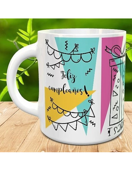 Taza feliz cumpleaños