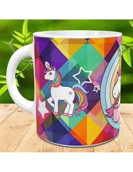 Taza unicornio