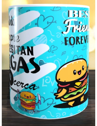 Taza amigas como tu