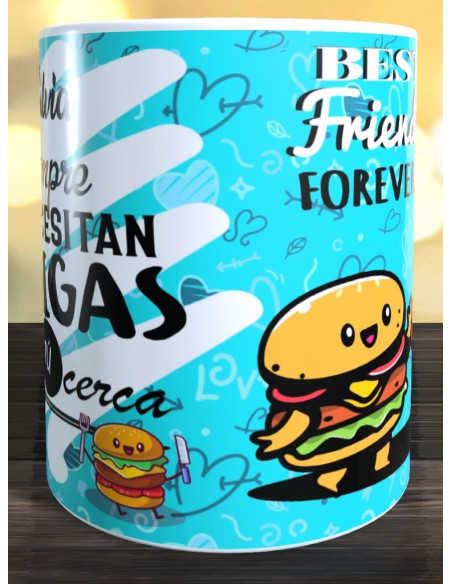 Taza amigas como tu