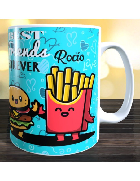 Taza amigas como tu