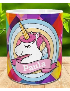 Taza unicornio