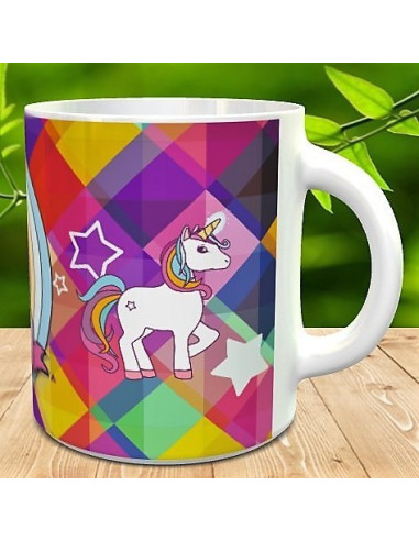 Taza unicornio