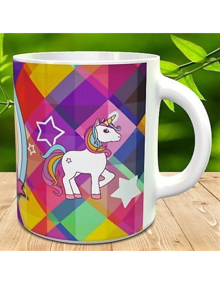 Taza unicornio