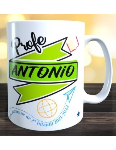 Taza personalizada regalo profesor