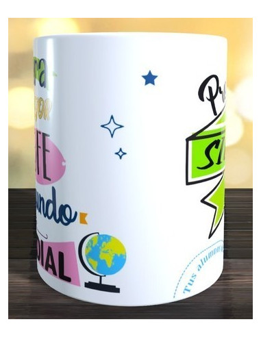 Taza personalizada regalo profesora