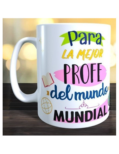 Taza personalizada regalo profesora