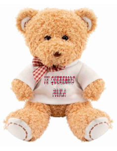 Oso de peluche personalizado con TU TEXTO