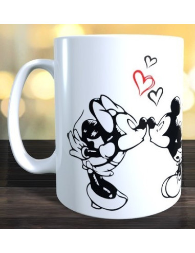 Taza Mickey & Minnie enamorados