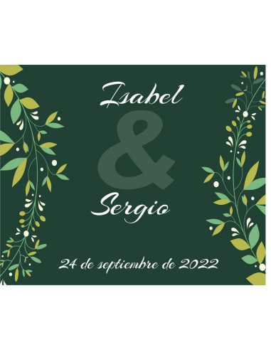 Caja para regalar NOVIOS en BODA