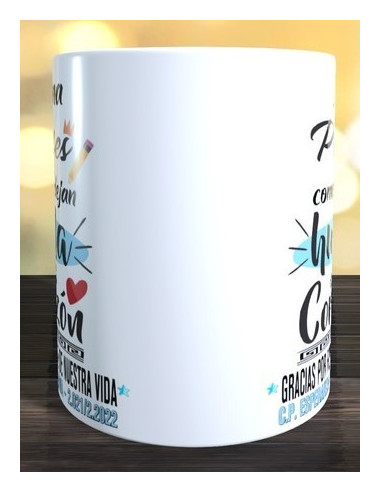 Taza profes como tu dejan huella en el corazon