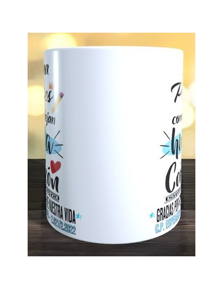 Taza profes como tu dejan huella en el corazon