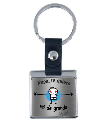 Llavero metálico PAPÁ