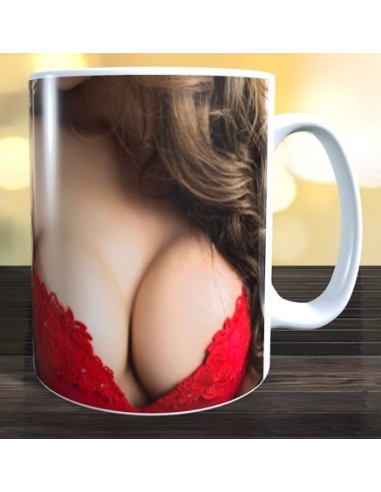 Taza tiran mas dos tetas que dos carretas
