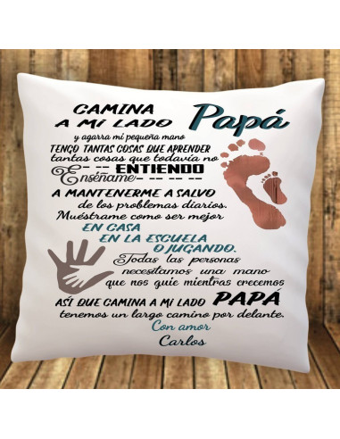 Cojin camina a mi lado papá