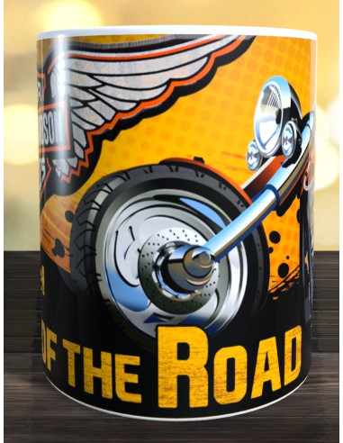 Taza motero Harley Davidson