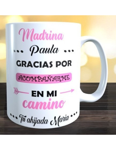 Taza madrina gracias por acompañarme en mi camino