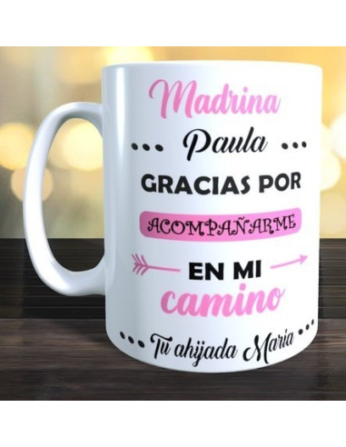 Taza madrina gracias por acompañarme en mi camino