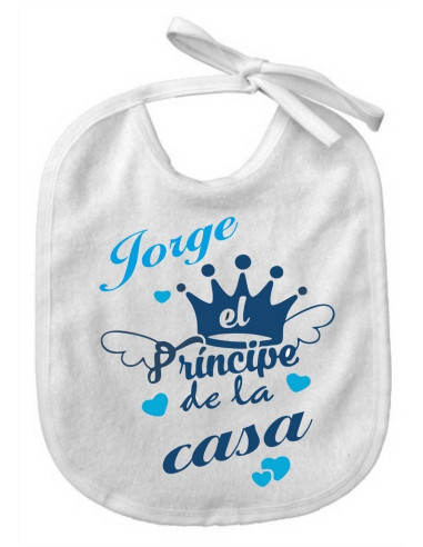 Babero El príncipe de la casa
