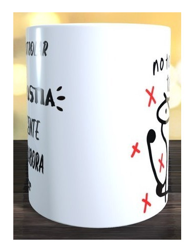 Taza intento controlar mi mala hostia