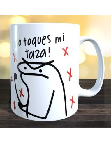 Taza intento controlar mi mala hostia