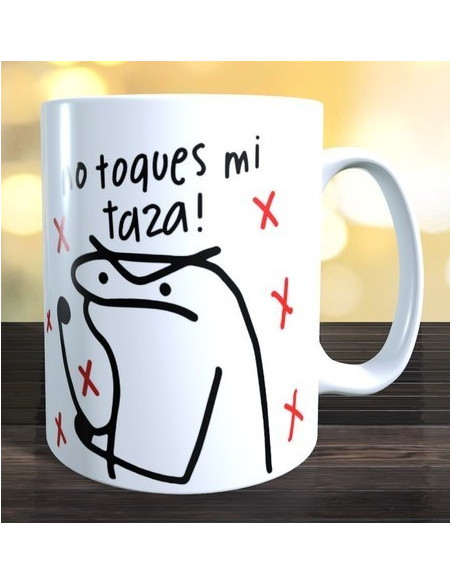 Taza intento controlar mi mala hostia
