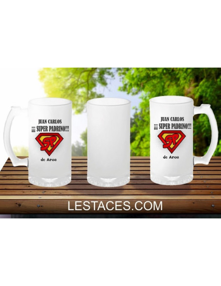 Jarra cerveza SUPER PADRINO