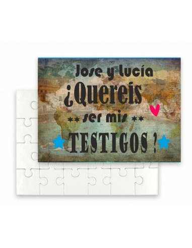 Puzzle mensaje sorpresa