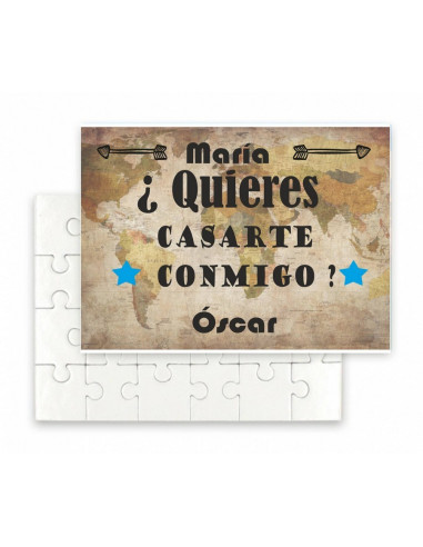 Puzzle mensaje sorpresa