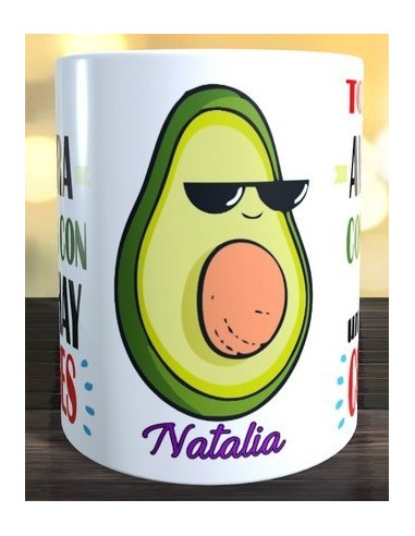 Taza Toda aventura comienza con un no hay cojones