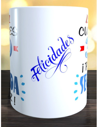 Taza  Cumples X por segunda vez