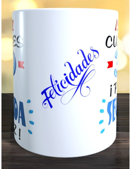 Taza  Cumples X por segunda vez