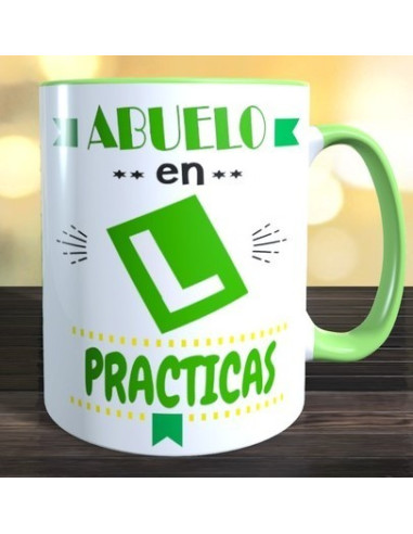 Taza abuelo en practicas