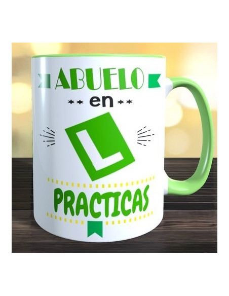 Taza abuelo en practicas