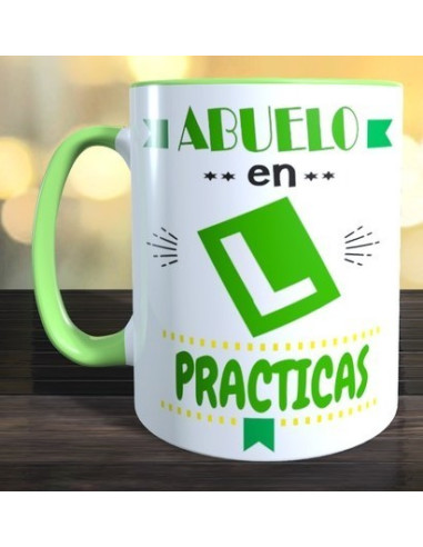 Taza abuelo en practicas