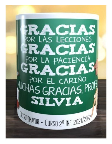 Taza Gracias profe