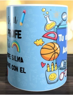 Taza aeiou la mejor profe eres tu 2