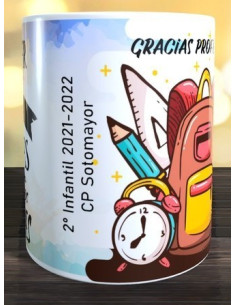 Taza enseñar es dejar huellas en nuestros corazones 2