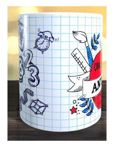 Taza gracias profe