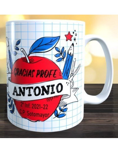 Taza gracias profe