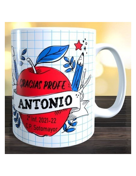 Taza gracias profe