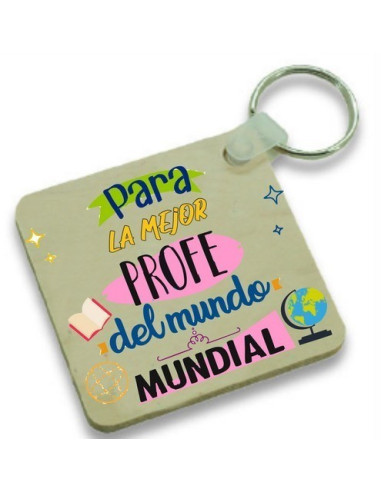 Llavero madera TE QUIERO MAMÁ