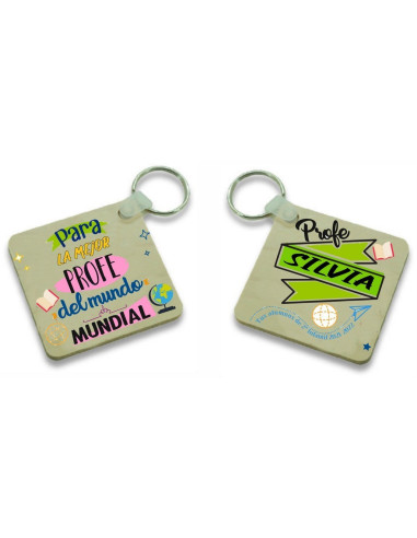 Llavero madera TE QUIERO MAMÁ